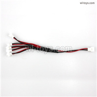 Wltoys XK A220 Parts Upgrade 1-to-5 Plug wire with the Small White-to-White Plug).