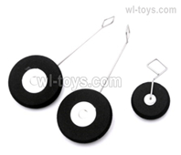 Wltoys XK A260 Parts A220.0009 Landing Gear Group.Total 1 Set.@@@@