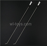 Wltoys XK A260 Parts 260.0007 rise and fall,Directional Steel wire Rod set.2pcs.XK A260 Rare Bear F8F RC Plane Accessories.