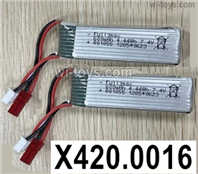 Wltoys XK A280 Parts RC battery Packs for the Wltoys XK A280 RC Plane.X420.0016.Total 2pcs.