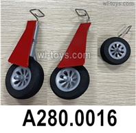 Wltoys XK A280 Parts Landing skid,Landing gear set.A280.0016.Total 1 Set.Wltoys XK A280 P-51 MUSTANG RC Plane Toy Plane, RC AirPlane RC Glider Accessories.
