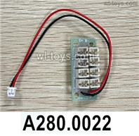 Wltoys XK A280 Parts Transfer light board group.A280.0022.Wltoys XK A280 P-51 MUSTANG RC Plane Toy Plane, RC AirPlane RC Glider Accessories.
