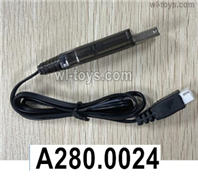 Wltoys XK A280 Parts USB Charger.A280.0024.Wltoys XK A280 P-51 MUSTANG RC Plane Toy Plane, RC AirPlane RC Glider Accessories.