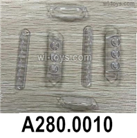 Wltoys XK A280 Parts Shade set.A280.0010.transparent ABS material.Wltoys XK A280 P-51 MUSTANG RC Plane Toy Plane, RC AirPlane RC Glider Accessories.
