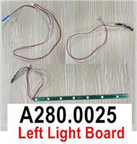 Wltoys XK A280 Parts Left light bar group.A280.0025.Wltoys XK A280 P-51 MUSTANG RC Plane Toy Plane, RC AirPlane RC Glider Accessories.