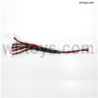 Wltoys XK A290 Parts-Upgrade 1-to-5 Plug wire(Small White-to-White Plug). Wltoys XK A290 F16 Fighter RC Plane Toy Plane, RC AirPlane RC Glider Accessories