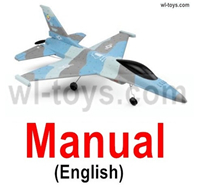 Wltoys XK A290 Parts-Manual Instruction. Wltoys XK A290 F16 Fighter RC Plane Toy Plane, RC AirPlane RC Glider Accessories