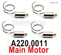 Wltoys XK A500 Parts Main motor.Total 4pcs.A220.0011.Wltoys XK A500 Q-F4U Corsair Fighter RC Plane Toy Plane, RC AirPlane RC Glider Accessories.