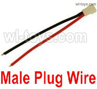Wltoys XK A500 Parts Male Plug Wire for the Battery.Total 1pcs.Wltoys XK A500 Q-F4U Corsair Fighter RC Plane Toy Plane, RC AirPlane RC Glider Accessories.