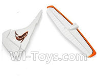 Wltoys XK A600 Horizontal and Verticall Tail Wing Set,Wltoys XK A600 RC Plane Parts,XK DHC-2 A600 RC RC Fixed Wing Plane Parts