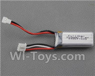 Wltoys XK A600 Battery parts-Official 7.4v 300mah Battery(1pcs),Wltoys XK A600 RC Plane Parts,XK DHC-2 A600 RC RC Fixed Wing Plane Parts
