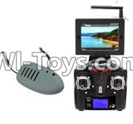 XK A700 Upgrade 5.8G FPV transmission display screen & FPV Camera unit & Transmitter,XK A700 Sky Dancer RC Plane Parts Accessories,XK A700 Skydancer RC Fixed Wing Plane Replacement Parts