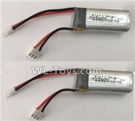 XK A800 Battery-7.4V 300mAh 20C Battery(2pcs)-F959.010.02,Wltoys XK A800 glider RC Plane Spare Parts Accessories,XK A800 RC Fixed Wing Plane Replacement Parts