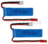 XK X420 Battery 7.4V 500mAh 20C 701850(2pcs)-X420.0016,Wltoys XK X420 simulator Plane Parts