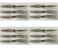 XK X450 Propellers,Rotor blades(12pcs) Parts-X450.0005,XK A450 Parts,XK X450 Vtol Aviator RC Plane Parts