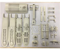 XK X450 Plastic parts group Parts-X450.0021,XK A450 Parts,XK X450 Vtol Aviator RC Plane Parts
