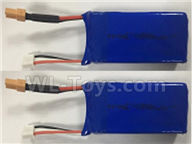 XK X450 Battery Parts-11.1V 1000mAh 20C Battery with XT30 male Plug(2pcs)-X450.0022,XK A450 Parts,XK X450 Vtol Aviator RC Plane Parts