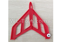 XK X520 Left Verticall Tail Wing Set-Red-X520.0003,XK X520 Vtol Parts,XK X520 RC AirPlane Spare Parts Accessories,XK X520 RC Fixed Wing Plane Parts