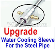 Feilun FT011 Upgrade Water Cooling sleeve for the Steel Pipe-You must buy the Upgrades-Extended Stainless Steel Pipe together to use for your boat,feilun ft011 mods Parts,feilun ft011 tuning Parts