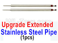 Feilun FT011 Upgrade Parts-Upgrade Extended Stainless Steel Pipe(2pcs)-You must buy the Upgrade Upgrade Water Cooling sleeve together to use for your boat,feilun ft011 mods Parts,feilun ft011 tuning Parts