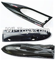 Feilun FT011 Parts-Bottom Boat shell cover & Upper and inner boat cover,Feilun FT011 RC Boat Parts