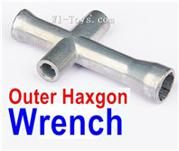 UDI Arrow UDI005 Upgrade Outer Hexagon Wrench Parts For the M3 M4 Nut.UDI RC Arrow UDI005 RC Boat Replace Accessories.