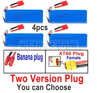 UDI Arrow UDI005 Lipo Battery Parts. 11.1V 2200MAH Battery. UDI005-37 Total 4pcs. 2 Version Plug You can choose. UDI RC UDI005 RC Boat Spare Accessories.
