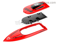 UDI Rapid UDI009 Wholle Upper Boat shell assembly,It include the Cabin Outter cover _ Inner Cover and Upper BOAT SHELL Cover.UDI RC Rapid UDI009 RC Boat Replace Accessories.