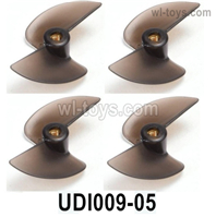 UDI Rapid UDI009 RC Boat Propellers Parts,Rotor blades. UDI009-05. Total 4pcs.UDI RC Rapid UDI009 RC Boat Replace Accessories.