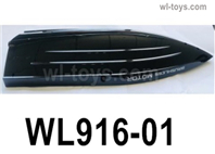 Wltoys WL916 Parts Bottom boat shell cover.WL916-01.Wltoys WL916 RC Boat Spare Accessories.