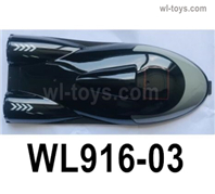 Wltoys WL916 Parts Cabin Outter cover.WL916-03.Wltoys WL916 RC Boat Spare Accessories.
