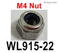Wltoys WL916 Parts M4 Anti-slip nut.WL915-22.Wltoys WL916 RC Boat Spare Accessories.