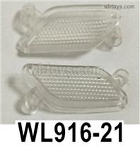 Wltoys WL916 Parts Headlight Shade,WL916-21 Front Light shade Set.1pcs Left and 1pcs Right.Wltoys WL916 RC Boat Spare Accessories.