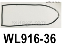 Wltoys WL916 Parts Silicone waterproof ring.WL916-36. The size is 230*75*2mm.Wltoys WL916 RC Boat Spare Accessories.