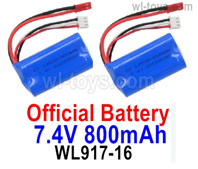 Wltoys WL917 RC Boat Battery Parts.WL917-16.7.4V 800mAh 10C Battery.Total 2pcs.Wltoys WL917 RC Boat Spare Accessories.XKS WL917 Jet Ship Accessories.