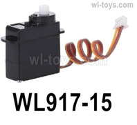 Wltoys WL917 Parts Servo.Steering Gear.WL917-15.5g digital Servo with 1.25/3P plug, cable length L=180mm. Model is DS-003.Wltoys WL917 RC Boat Spare Accessories.XKS WL917 Jet Ship Accessories.