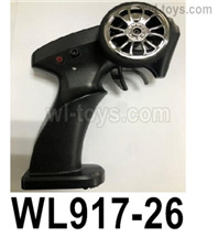 Wltoys WL917 Parts Transmitter, 2.4GHZ Remote Control.WL917-26. The control distance is about 80 meters.Wltoys WL917 RC Boat Spare Accessories.XKS WL917 Jet Ship Accessories.
