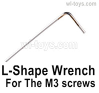 Wltoys WL917 Parts L-Wrench for the M3X3 Machine Screws.Wltoys WL917 RC Boat Spare Accessories.XKS WL917 Jet Ship Accessories.