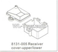 DHK RAZ-R Receiver cover-Upper and Lower Parts-8131-005,DHK RAZ-R Parts,DHK Wolf Parts,DHK HOBBY 8133 8134 Parts
