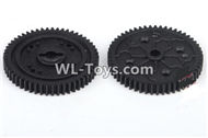 DHK RAZ-R Parts-Spur gear-53T(Plastic)-2pcs Parts-8131-204,DHK RAZ-R Parts,DHK Wolf Parts,DHK HOBBY 8133 8134 Parts