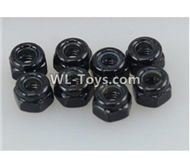 DHK RAZ-R Parts-M3 Nylon Nut(8pcs) Parts-8381-306,DHK RAZ-R Parts,DHK Wolf Parts,DHK HOBBY 8133 8134 Parts