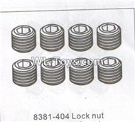 DHK RAZ-R Parts-Lock nut,Jimi Maching screws,set screws(M3x3mm)-8pcs Parts-8381-404,DHK RAZ-R Parts,DHK Wolf Parts,DHK HOBBY 8133 8134 Parts