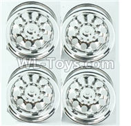 DHK Crosse Parts-Chrome wheels,Wheel hub(4pcs) Parts-8136-006-02,DHK Crosse 8136 RC Car Parts,DHK Hobby Crosse 8136 Parts