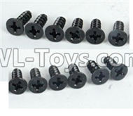 DHK Crosse Parts-Flathead screw(KB4x11.5mm)-12pcs Parts-8381-024,DHK Crosse 8136 RC Car Parts,DHK Hobby Crosse 8136 Parts