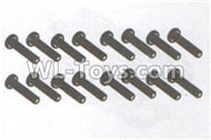 DHK Crosse Parts-B head screws-Coarse thread(BB3x16mm)-16pcs Parts-8381-119,DHK Crosse 8136 RC Car Parts,DHK Hobby Crosse 8136 Parts