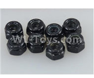 DHK Crosse Parts-M3 Nylon Nut(8pcs) Parts-8381-306,DHK Crosse 8136 RC Car Parts,DHK Hobby Crosse 8136 Parts