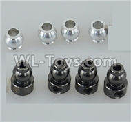 DHK Crosse Parts-Anti-Roll bar pivot ball-Upper and Lower(4 sets)-Can alse be used for 8382 8381 8135 8136 8384 Parts-8381-403 ,DHK Crosse 8136 RC Car Parts,DHK Hobby Crosse 8136 Parts