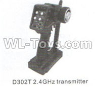 DHK Crosse2.4GHZ Transmitter Parts-D302T ,DHK Crosse 8136 RC Car Parts,DHK Hobby Crosse 8136 Parts