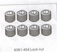 DHK Optimus Parts-Lock nut,Jimi Maching screws,set screws(M3x3mm)-8pcs Parts-8381-404,DHK Optimus 8383 Parts,DHK Optimus Parts-XL Buggy,DHK Hobby 8383 Parts