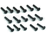 DHK Optimus Parts-B Head screw-Coarse thread(BB3X12mm)-16pcs Parts-8381-605,DHK Optimus 8383 Parts,DHK Optimus Parts-XL Buggy,DHK Hobby 8383 Parts